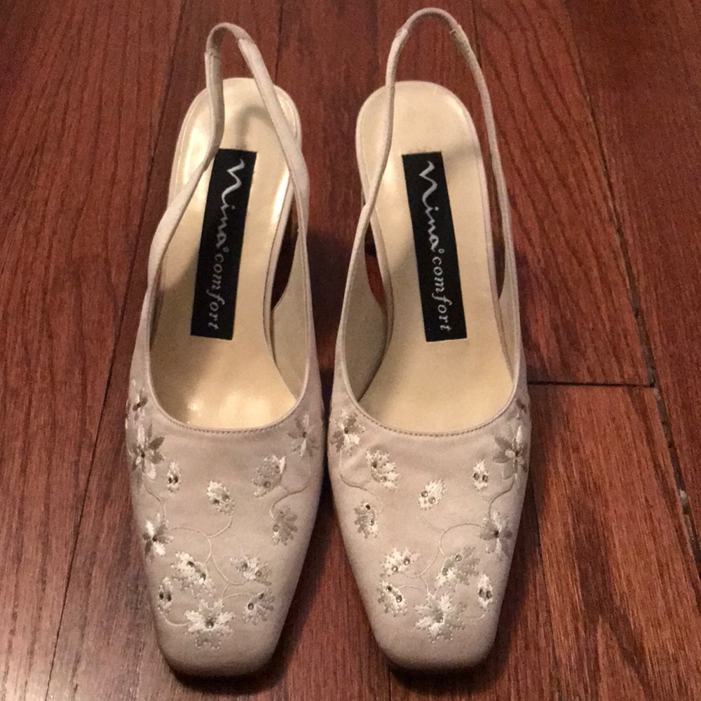 Sling back heels